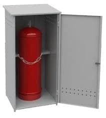 Ящик-шкаф для газовых баллонов 27 л одинарный (модель 1) фото